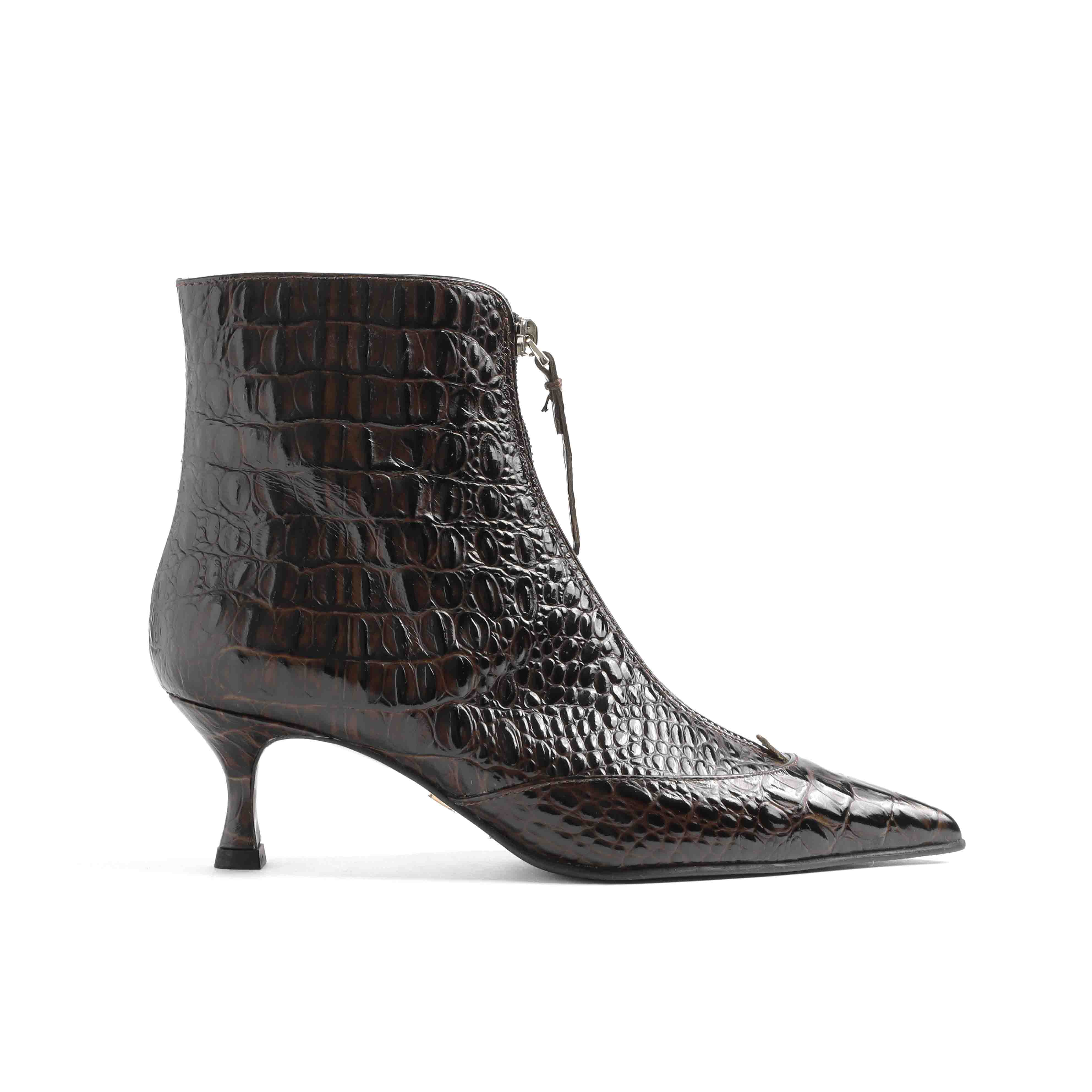 Tünd qırmızı kroko dəri